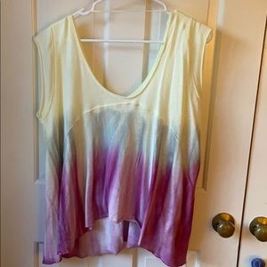 Flowy tie dye shirt